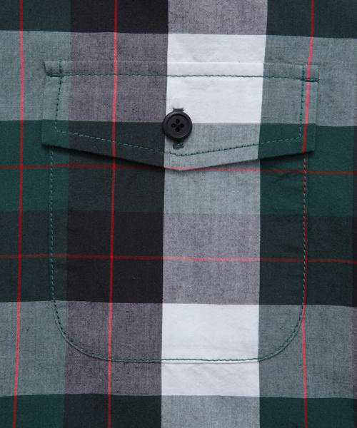 XLARGE（エクストララージ）の「S/S MADRAS CHECK SHIRT（シャツ/ブラウス・メンズ・グリーン/レッド・LARGE/X-LARGE/MEDIUM/SMALL）」の3枚目の写真