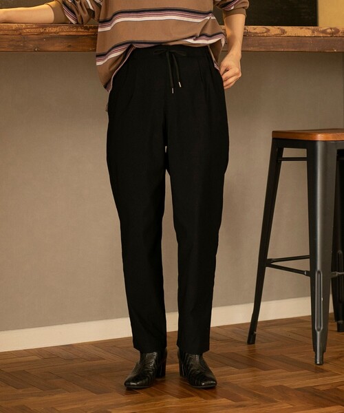 coen（コーエン）の「やみつきストレッチパンツ（その他パンツ・レディース・ネイビー/ダークグレー/ターコイズブルー/ブラック/ベージュ・S/M/L）」の18枚目の写真