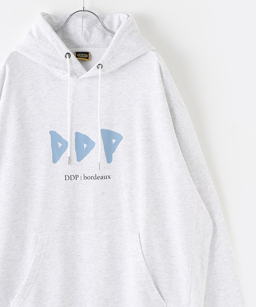 ddp（ディーディーピー）の「【ddp / ディーディーピー】ART GRAPHIC SWEAT PARKA / グラフィック パーカー（パーカー・メンズ・ブラック/ベージュ/ライトグレー・LARGE/MEDIUM/X-LARGE）」の2枚目の写真