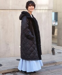 TAION（タイオン）の「◇【WEB限定】【TAION/タイオン】別注ダイヤキルト×ボアロングダウン(リバーシブル)（ダウンジャケット/コート）」