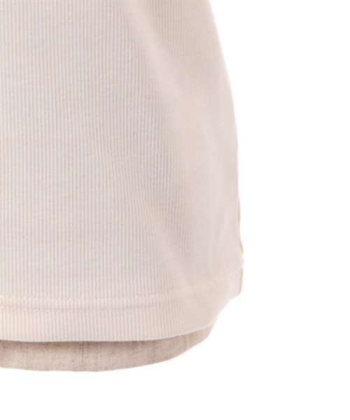 axes femme(アクシーズファム)の「ハーフジップパフ袖プルオーバー(Tシャツ/カットソー・レディース・キナリ/ピンク/ブラック・FREE)」の9枚目の写真
