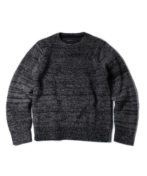 ROSE BUD COUPLES (ローズ バッド カップルズ)の「MK-15206 C/N L/S PE FETHER PILE(ニット/セーター・メンズ・チャコール/ネイビー・LARGE/MEDIUM)」の12枚目の写真