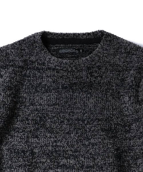 ROSE BUD COUPLES (ローズ バッド カップルズ)の「MK-15206 C/N L/S PE FETHER PILE(ニット/セーター・メンズ・チャコール/ネイビー・LARGE/MEDIUM)」の17枚目の写真