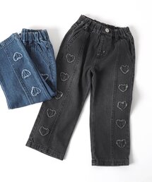 BREEZE | ハート刺繍デニムパンツ(デニムパンツ)