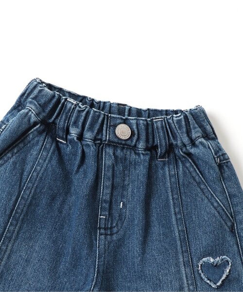 BREEZE(ブリーズ)の「ハート刺繍デニムパンツ(デニムパンツ・キッズ・グレー/ブルー・90/100/120/80/140/110/130)」の9枚目の写真
