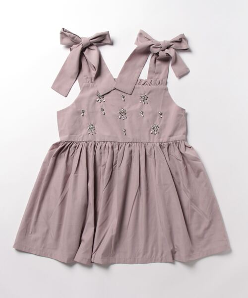 apres jour(アプレジュール)の「肩リボンビジューキャミチュニック【ZOZOTOWN限定アイテム】(その他トップス・レディース・オフホワイト/ブラック/ラベンダー・フリー/X-LARGE)」の8枚目の写真