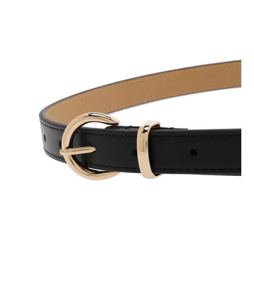 Lugnoncure（ルノンキュール）の「丸バックルベルト（ベルト・レディース・ブラウン/ブラック・F）」の4枚目の写真