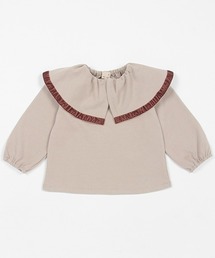 petit main | 【リンク】フリル衿長袖Ｔシャツ(Tシャツ/カットソー)