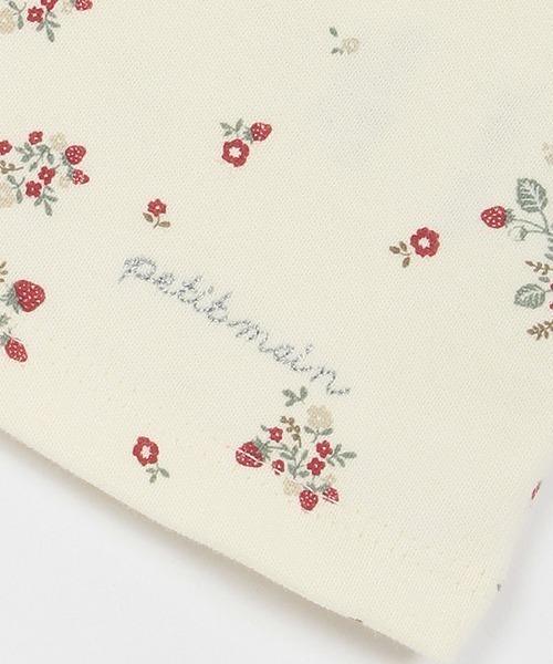 petit main（プティマイン）の「【リンク】フリル襟長袖Tシャツ（Tシャツ/カットソー・キッズ・オフホワイト/チャコール/ライトベージュ・100cm/90cm/120cm/130cm/110cm/80ｃｍ）」の8枚目の写真