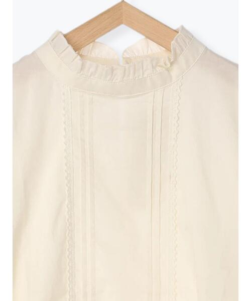 ehka sopo（エヘカソポ）の「ピコレーススタンドフリルブラウス（シャツ/ブラウス・レディース・キナリ/オフホワイト・F）」の7枚目の写真