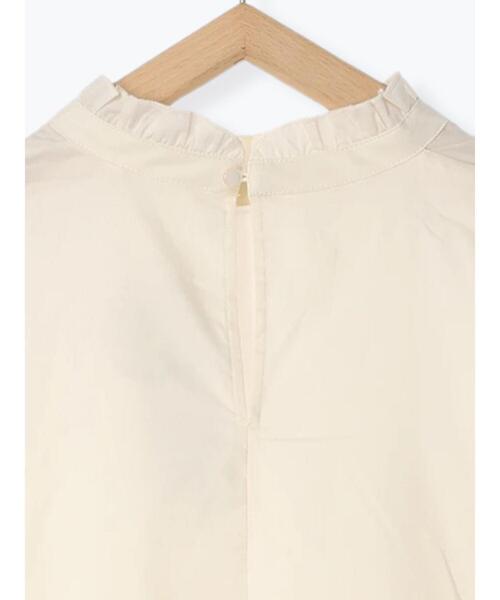 ehka sopo（エヘカソポ）の「ピコレーススタンドフリルブラウス（シャツ/ブラウス・レディース・キナリ/オフホワイト・F）」の4枚目の写真