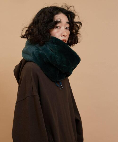 FRAPBOIS（フラボア）の「ファースヌード（その他・レディース・ダークグリーン/オフホワイト/ブラウン・FREE）」の11枚目の写真