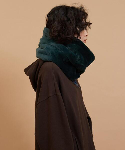 FRAPBOIS（フラボア）の「ファースヌード（その他・レディース・ダークグリーン/オフホワイト/ブラウン・FREE）」の12枚目の写真