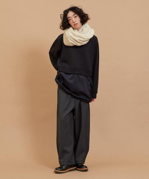 FRAPBOIS（フラボア）の「ファースヌード（その他・レディース・ダークグリーン/オフホワイト/ブラウン・FREE）」の14枚目の写真