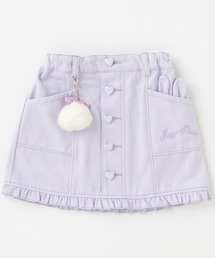 mezzo piano（メゾピアノ）の「梵天チャームつきタイトスカート（スカート・キッズ）」