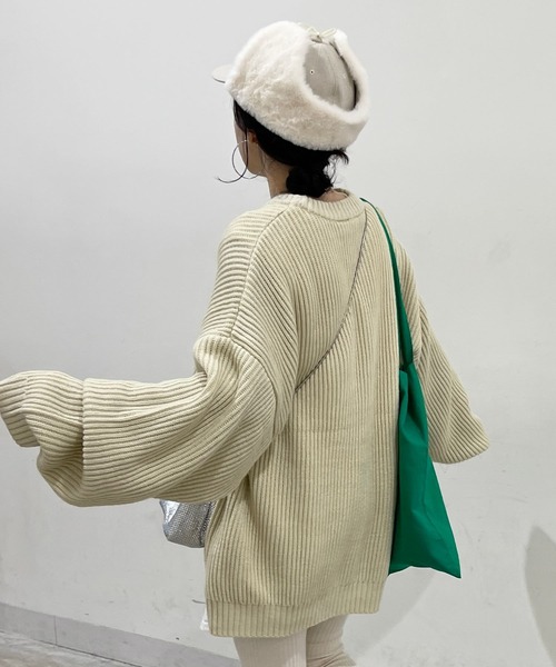 wee9s（ウィークス）の「2way flight cap / ツーウェイフライトキャップ（キャップ・レディース・ブラック/ベージュ・FREE）」の8枚目の写真