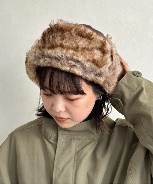 CPCM（シーピーシーエム）の「フライトキャップ（キャップ・メンズ・カーキ/ブラック/グレー/ブラウン・FREE）」の3枚目の写真