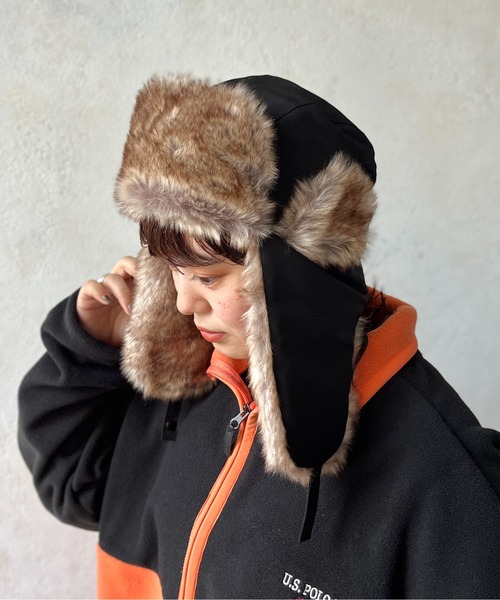 CPCM（シーピーシーエム）の「フライトキャップ（キャップ・メンズ・カーキ/ブラック/グレー/ブラウン・FREE）」の5枚目の写真