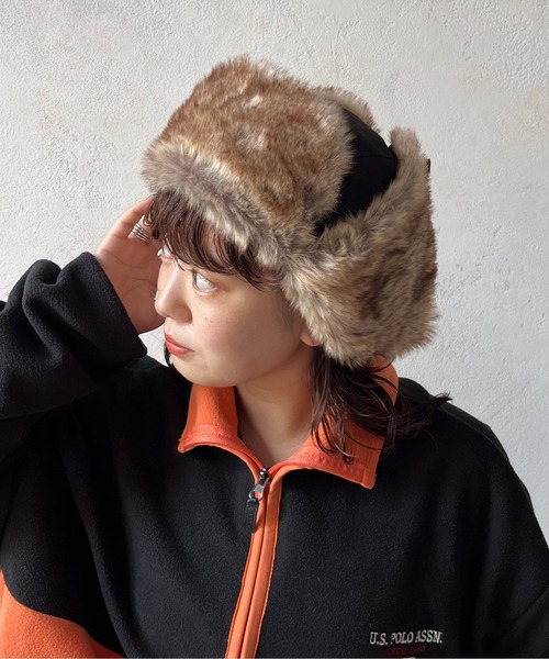 CPCM（シーピーシーエム）の「フライトキャップ（キャップ・メンズ・カーキ/ブラック/グレー/ブラウン・FREE）」の6枚目の写真