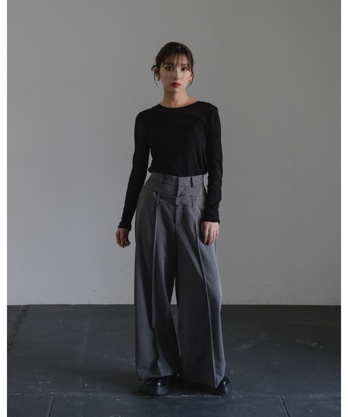 クラシック LEANN MOMENT（リーンモーメント）の「Double Waist Pants パンツ