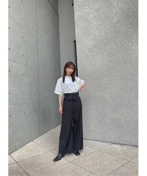 LEANN MOMENT（リーンモーメント）の「Double Waist Pants