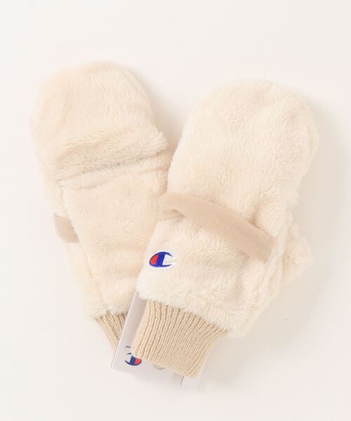 Champion（チャンピオン）の「CHAMPION/チャンピオン　フィンガーレスフードグローブ（手袋・レディース・チャコールグレー/アイボリー/ライトグレー/グレー・FREE）」の4枚目の写真