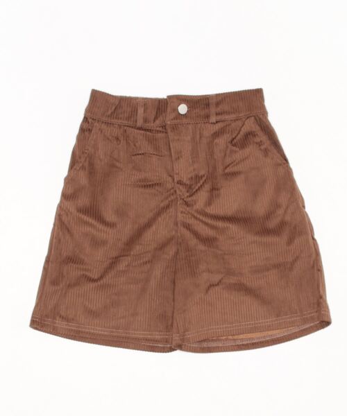 STYLEBLOCK(スタイルブロック)の「コーデュロイハイウエストショートパンツ(その他パンツ・レディース・ブラック/ブラウン/ベージュ・XL/L/M/S)」の6枚目の写真