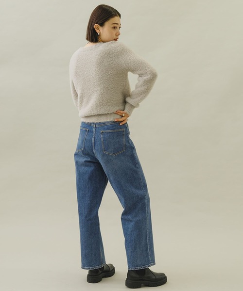 URBAN RESEARCH Sonny Label(アーバンリサーチサニーレーベル)の「ヘアリーニットプルオーバー(ニット/セーター・レディース・ブラック/ブルー/ライトベージュ・FREE)」の7枚目の写真