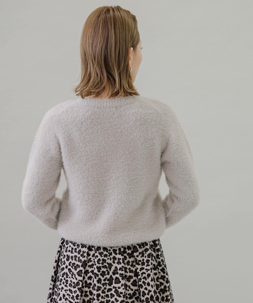 URBAN RESEARCH Sonny Label(アーバンリサーチサニーレーベル)の「ヘアリーニットプルオーバー(ニット/セーター・レディース・ブラック/ブルー/ライトベージュ・FREE)」の14枚目の写真