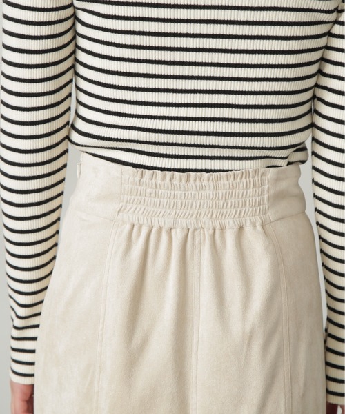 FREE'S MART（フリーズマート）の「【Sシリーズ対応】フェイクスウェードマーメイドスカート（スカート・レディース・カーキ/モカ/オフホワイト・X-SMALL/SMALL/MEDIUM）」の9枚目の写真