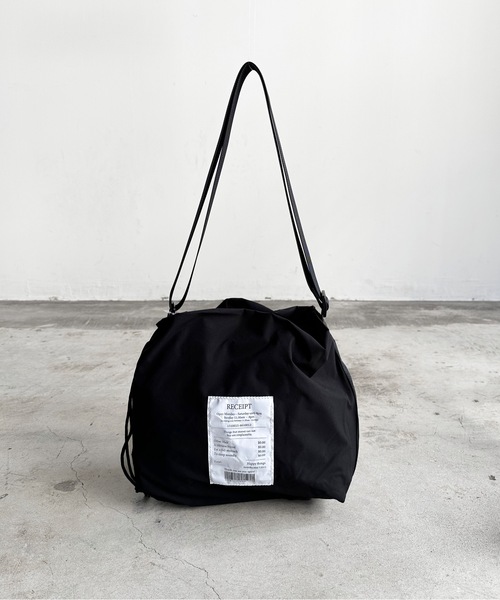 SPRUCE（スプルース）の「EM:アスタナ 軽量約150g 巾着ショルダー（ショルダーバッグ・レディース・ライトグレー/オレンジ/ブラック/グレイッシュベージュ・FREE）」の2枚目の写真