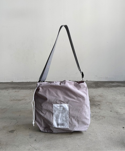 SPRUCE（スプルース）の「EM:アスタナ 軽量約150g 巾着ショルダー（ショルダーバッグ・レディース・ライトグレー/オレンジ/ブラック/グレイッシュベージュ・FREE）」の18枚目の写真