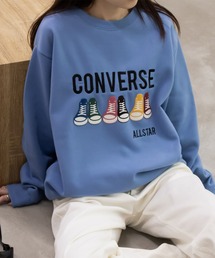 CONVERSE コンバース 裏起毛シューズフロッキートレーナー