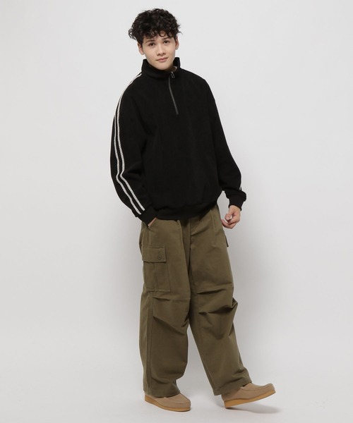 niko and...（ニコアンド）の「カットコールハーフジッププルオーバー（その他トップス・メンズ・ブラック/パープル/モカ・LARGE/MEDIUM）」の5枚目の写真