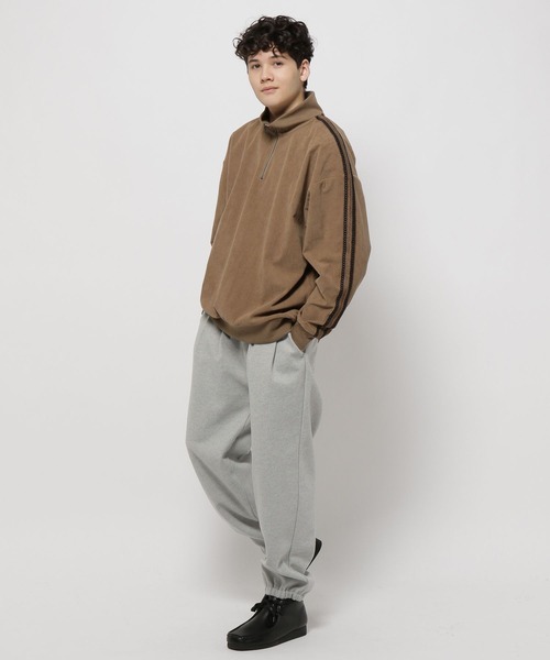 niko and...（ニコアンド）の「カットコールハーフジッププルオーバー（その他トップス・メンズ・ブラック/パープル/モカ・LARGE/MEDIUM）」の7枚目の写真