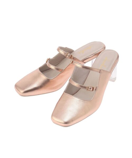 dazzlin（ダズリン）の「クリアヒールベルトパンプス（パンプス・レディース・ゴールド/ブラック/アイボリー・LARGE/MEDIUM）」の14枚目の写真