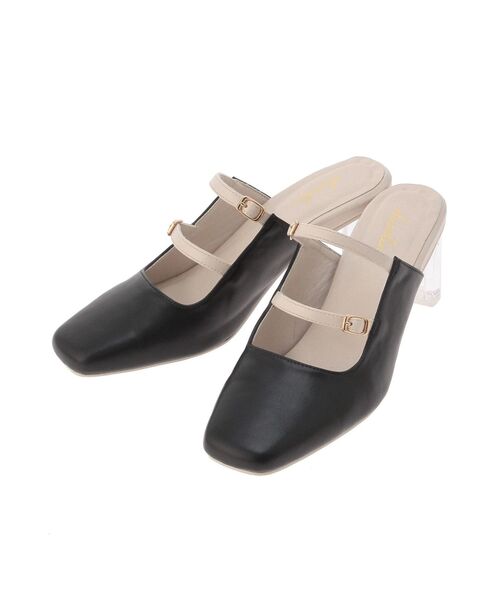 dazzlin（ダズリン）の「クリアヒールベルトパンプス（パンプス・レディース・ゴールド/ブラック/アイボリー・LARGE/MEDIUM）」の4枚目の写真