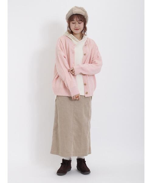 Samansa Mos2（サマンサ モスモス）の「中ボアモカシンブーツ（ドレスシューズ・レディース・ベージュ/ブラウン・M/L）」の5枚目の写真