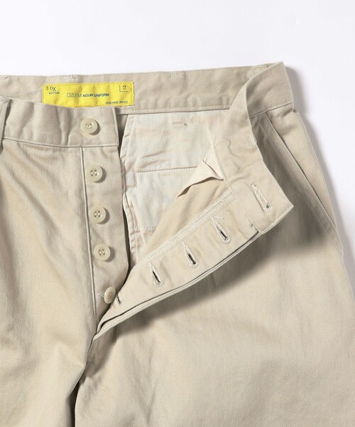 NECESSARY or UNNECESSARY（ネセサリーオアアンネセサリー）の「NECESSARY or UNNECESSARY / WIDE ECRU ワイドパンツ（その他パンツ・メンズ・オフホワイト・34inch/30inch）」の4枚目の写真