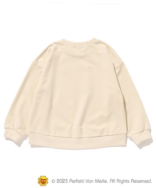 SHOO・LA・RUE（シューラルー）の「◆【チュッパチャプス】トレーナー（スウェット・キッズ・ブラック/パープル/オフホワイト・14/11/12/13）」の6枚目の写真