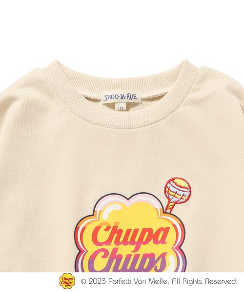 SHOO・LA・RUE（シューラルー）の「◆【チュッパチャプス】トレーナー（スウェット・キッズ・ブラック/パープル/オフホワイト・14/11/12/13）」の7枚目の写真