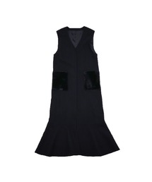 Mermaid long gilet (ファー有り)