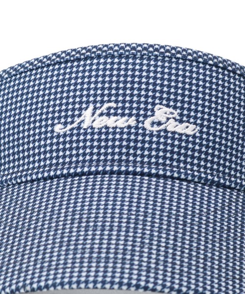NEW ERA（ニューエラ）の「ニューエラ ゴルフ レディースサンバイザー ハウンズトゥース（サンバイザー・レディース・ネイビー/ブラック・FREE）」の5枚目の写真