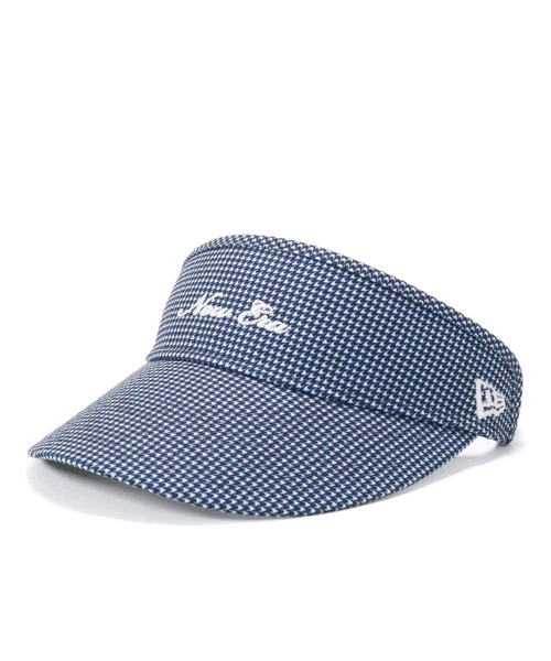 NEW ERA（ニューエラ）の「ニューエラ ゴルフ レディースサンバイザー ハウンズトゥース（サンバイザー・レディース・ネイビー/ブラック・FREE）」の12枚目の写真