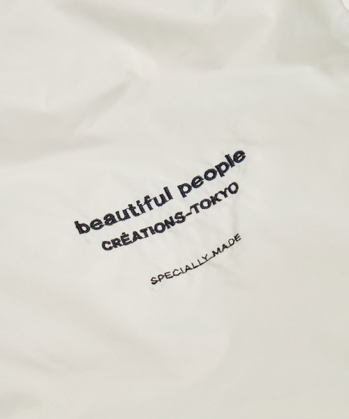 beautiful people(ビューティフルピープル)の「【beautiful people/ビューティフルピープル】beautiful people down belted jacket/ダウンジャケット/撥水/洗える/軽量/ユニセックス/パファージャケット(ダウンジャケット/コート・レディース・ホワイト/ブラック・36/38/40)」の9枚目の写真