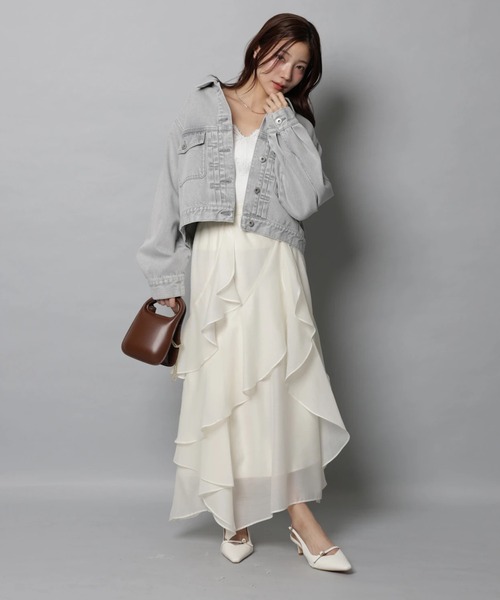 ショートGジャン（その他アウター）｜Apuweiser-riche（アプワイザー