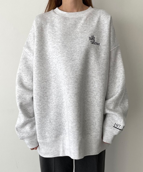 CANAL JEAN（キャナルジーン）の「1975 TOKYO　NewPoint起毛トレーナー（スウェット・レディース・ブラック/アッシュ・LARGE/X-LARGE）」の15枚目の写真