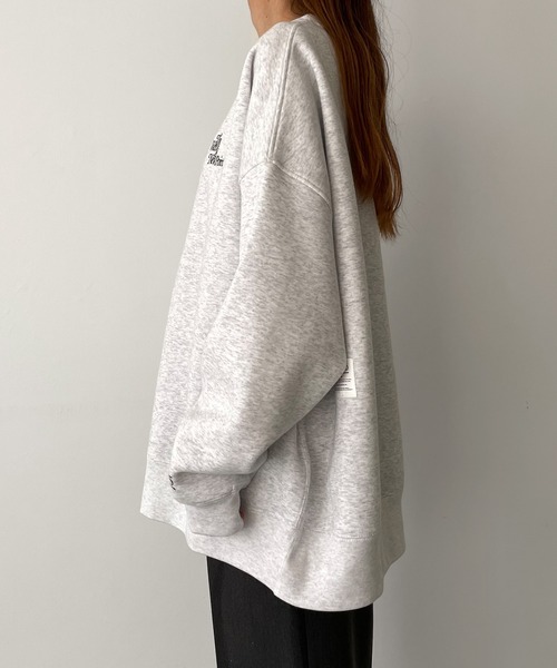 CANAL JEAN（キャナルジーン）の「1975 TOKYO　NewPoint起毛トレーナー（スウェット・レディース・ブラック/アッシュ・LARGE/X-LARGE）」の16枚目の写真