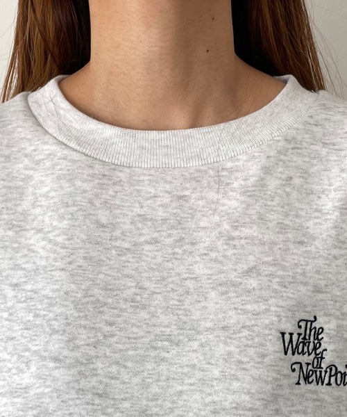 CANAL JEAN（キャナルジーン）の「1975 TOKYO　NewPoint起毛トレーナー（スウェット・レディース・ブラック/アッシュ・LARGE/X-LARGE）」の18枚目の写真