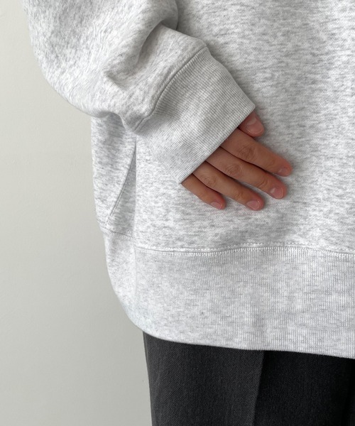 CANAL JEAN（キャナルジーン）の「1975 TOKYO　NewPoint起毛トレーナー（スウェット・レディース・ブラック/アッシュ・LARGE/X-LARGE）」の19枚目の写真